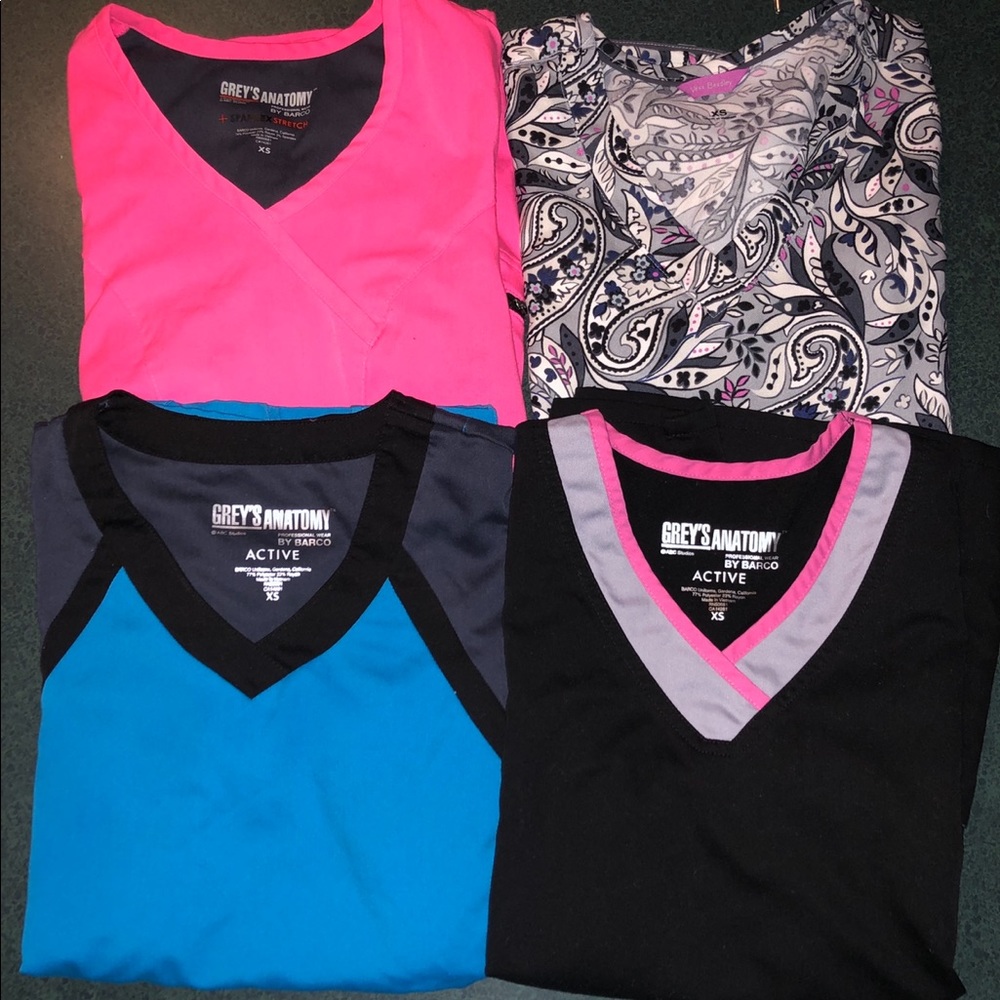 Scrub tops